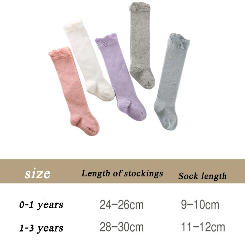 Носки для маленьких мальчиков и девочек гольфы для малышей осенне-зимние хлопковые теплые плотные Модные Вязаные гольфы От 0 до 2 лет