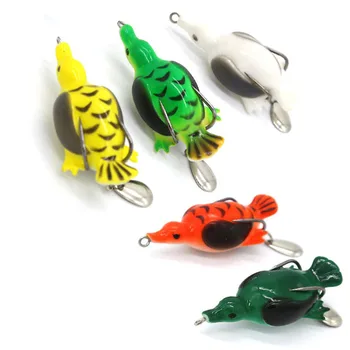 

1Pcs 6g 5cm Fishing Lure Artificial Duck Soft Bait Sinking Fishing Wobblers Frogs Lure Baits Pesca Carp Fishing Accessories