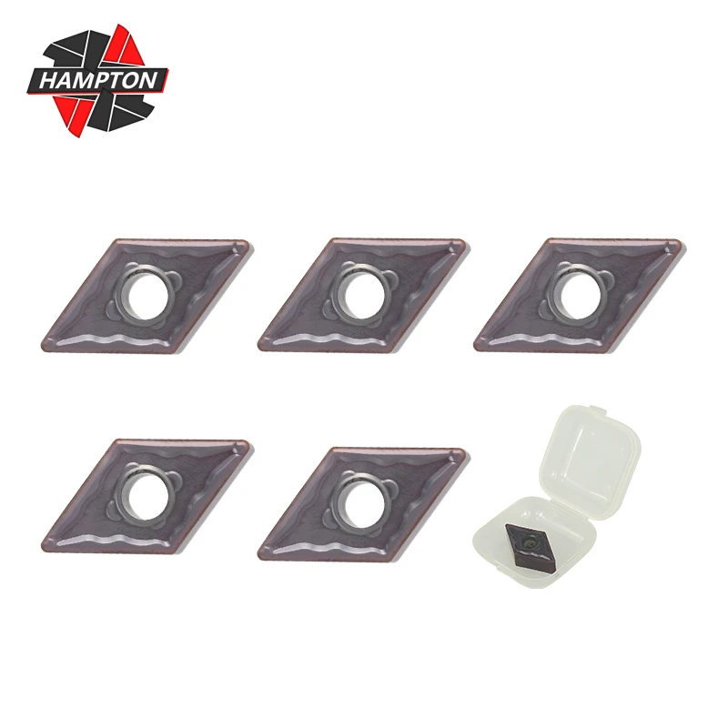 

Hampton DNMG150608 Carbide Inserts External Turning Tool CNC Lathe Cutter Tools Cutting Blade For Steel