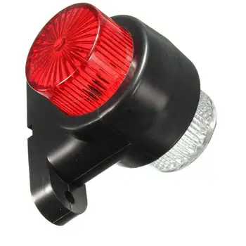 

2PCS Car 12-24V 8 LED Side Marker Outline Light Indicator Lamp Trailer Truck RV Trailer Light