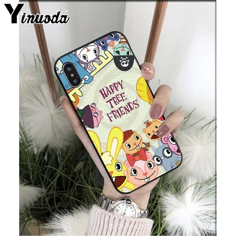 Yinuoda Happy Tree Friends TPU Мягкий силиконовый чехол для телефона iPhone 6S 6plus 7 7plus 8 8Plus X Xs MAX 5 5S XR 11 11pro max - Цвет: A14