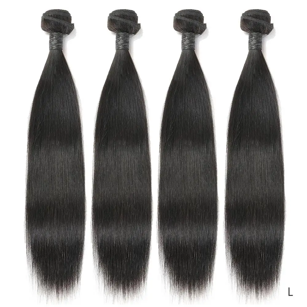 

8-30 Inch Bundles Brazilian Straight Hair Bundles Human Hair Weave Bundles 3/4 Pcs Long Hair Extentions Remy Bundles Zing Silky