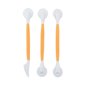 

3Pcs Fondant Fondant Carving Tools Engraving Group Molding Knife Crimson Pen Caramel Carving Tools Carving Pen Cake Baking Tools