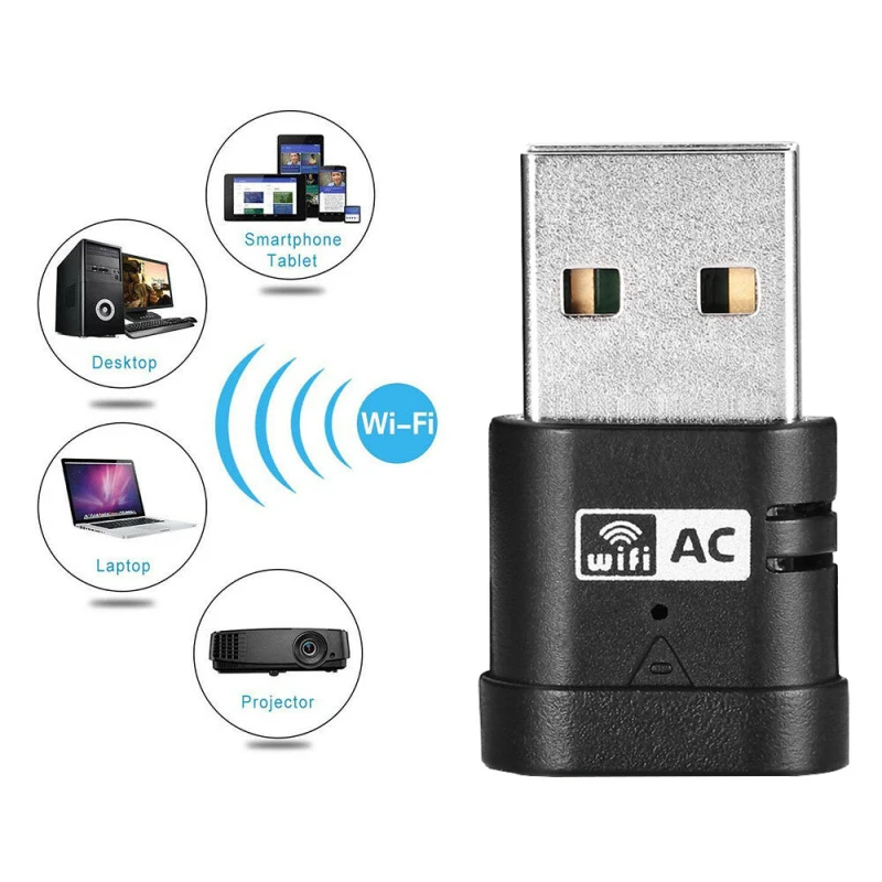600Mbps USB WiFi Wireless Network Card 2.0 802.11 B/g/n LAN Adapter For Laptop PC Mini Wi-fi Dongle | Компьютеры и офис