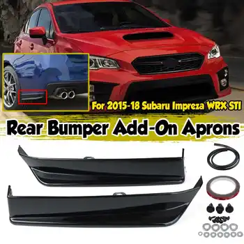 

2PCS Car Rear Bumper Lip Diffuser Splitter Canard Protector Add-On Side Rear Bumper Shovel For Subaru Impreza WRX STI 2015-2019