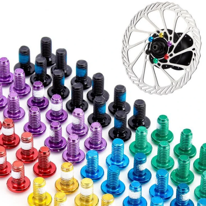 

Bicycle brake disc screw Mountain bike disc screw Colorful T25 bicycle equipment brake accessories