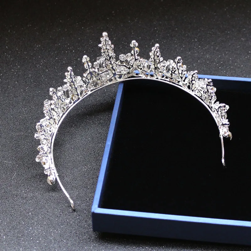 Дизайн de moda de ручка переключения передач со стразами Noiva 3 шт. Clipe Colar Brincos Tiaras Coroas Nupciais Do Casamento Conjunto de Joias Acessorios