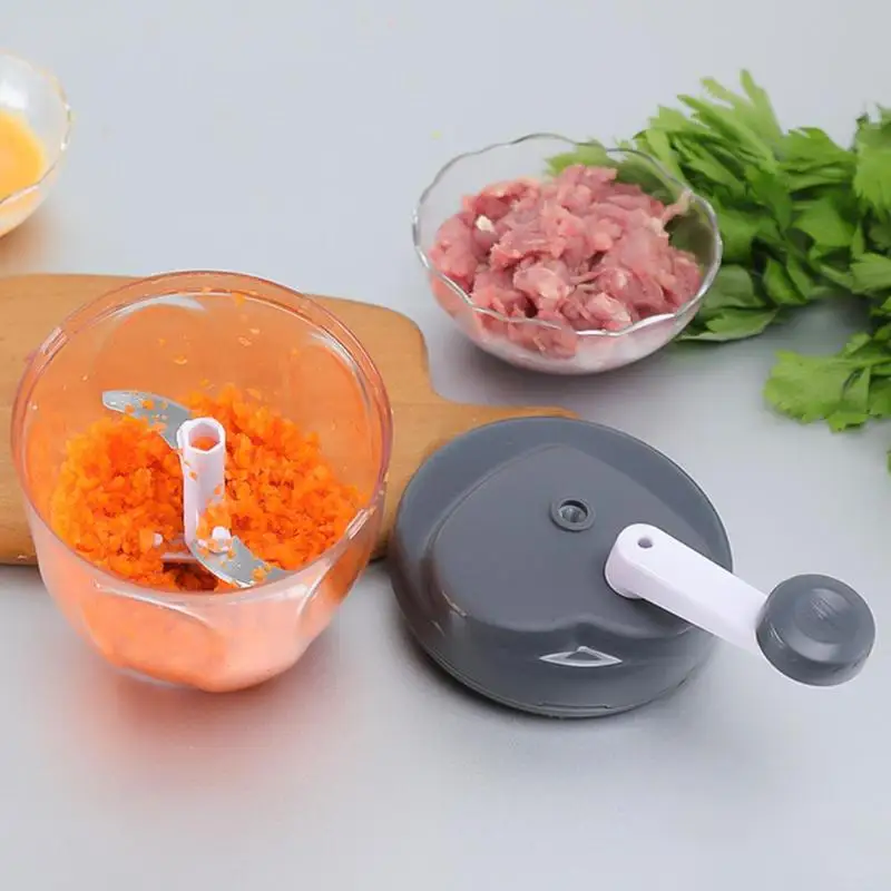 Мясорубка из нержавеющей стали, ручной измельчитель для фруктов, овощей, еды, мясорубка, ручные коленчатые бытовые кухонные инструменты для приготовления пищи