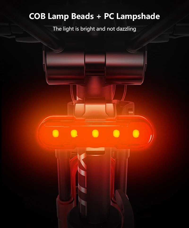 Bike Light Waterproof Bicycle Safety Warning Light Bicycle Tail Light 2835 SMD Bike Rear Light Cycling Light Bike Accessories