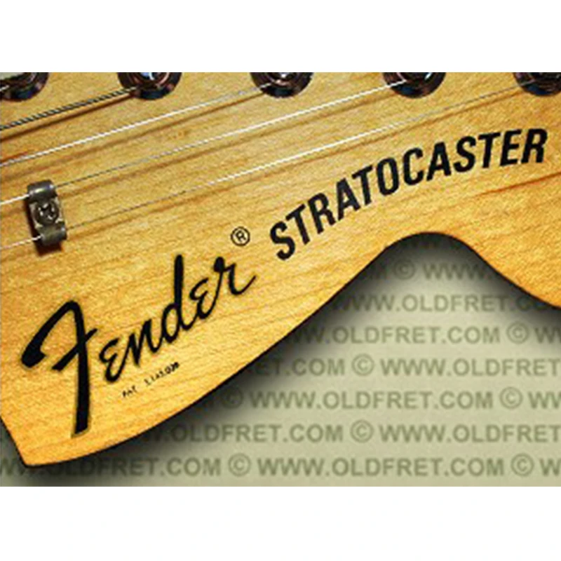 Fender guitarra logo transferencia de agua pegatina| | - AliExpress