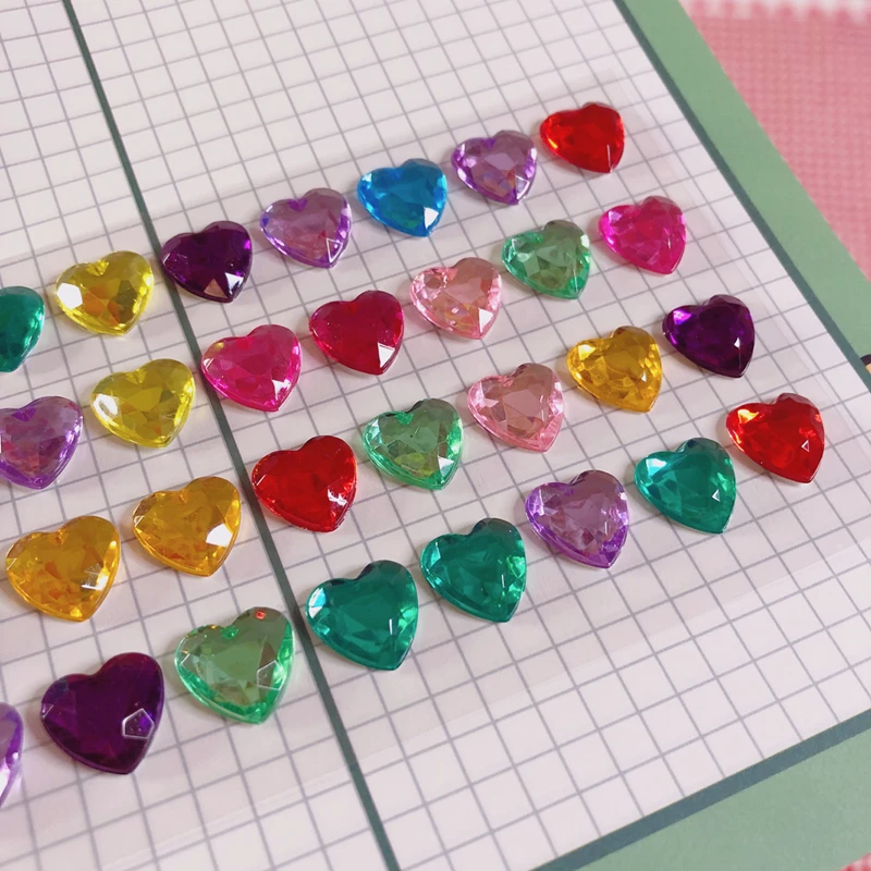 3D Shining LOVE Diamond Stickers Beautiful Sticker Toys For Children On Scrapbook Phone Laptop Gifts Cute Stationary