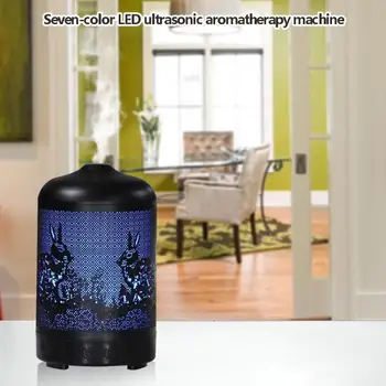 

100ml 1h/2h Timing LED Ultrasonic Air Humidifier Essential Oil Aroma Diffuser Aromatherapy Maker for Home Office