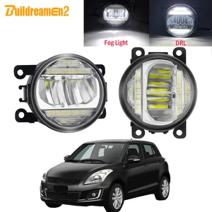 Image 1 - 2in1 Car Front Bumper LED Fog Light Assembly DRL Daytime Running Lamp 30W 8000LM 12V For Suzuki Swift MZ EZ Hatchback 2005 2015