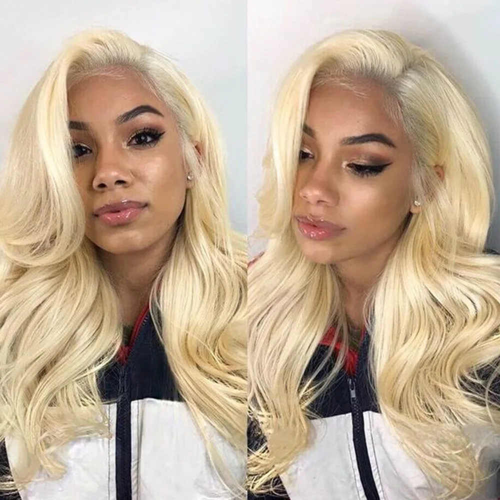 613 blond body wave human hair wigs