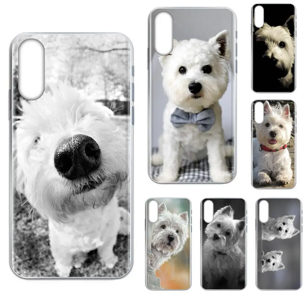 ТПУ защитные чехлы для телефонов Samsung Galaxy S8 S9 S10 S20 Plus A30 A30S A40 A40S A50 A50S I Love My Westie щенки