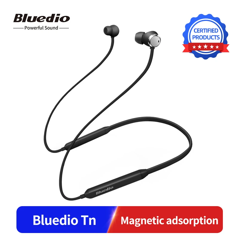 Оригинальные беспроводные Bluetooth наушники Bluedio TN ANC V4.2 Hi Fi бас стерео Магнитная