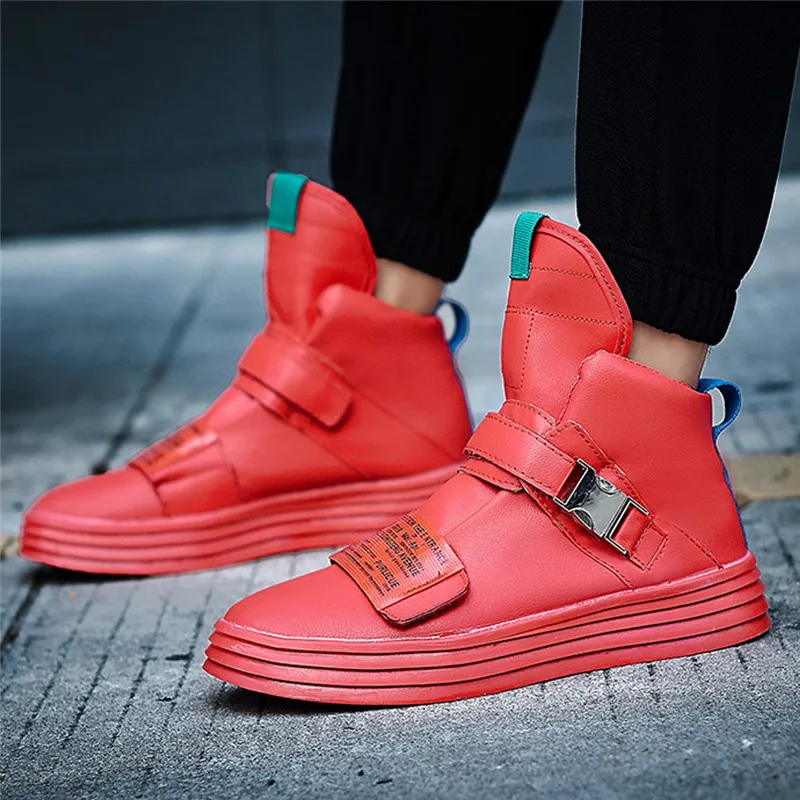 Bota Masculina Para Neve Зимние Модные мужские кожаные ботинки с высоким берцем