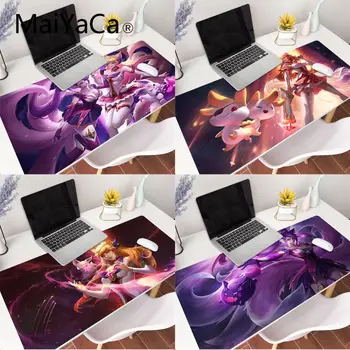 

MaiYaCa star Guardian Ahri LoL League of Legends Beautiful Anime Mouse Mat XXL Mause Pad Laptop Keyboard Desk Mat for pc gamer