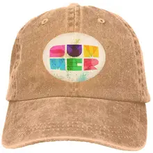 Классическая хлопковая кепка для папы, регулируемая простая Кепка на заказ, джинсовая бейсболка для взрослых, летняя типография, электрические элементы, песочный цвет