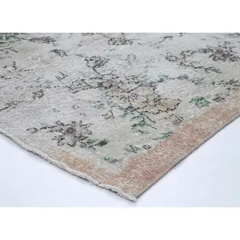 

114x194 Cm Beige Handmade Overdyed Rug-4x6 Ft