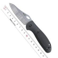 TIGEND 555 нейлон волокно ручка знак 154 см Лезвие Складной Карманный выживания EDC инструмент для походов и охоты Утилита открытый кухонный нож