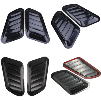 

Universal Car Air Flow Vent Griiles Side Fender Covers Auto Intake Hood Stickers Decoration