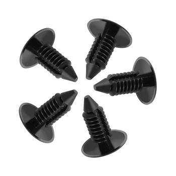 

50Pcs 8mm Black Plastic Auto Fasteners Rivets Clips for renault clio megane 2 megane 3 duster captur clio scenic kadjar fluence