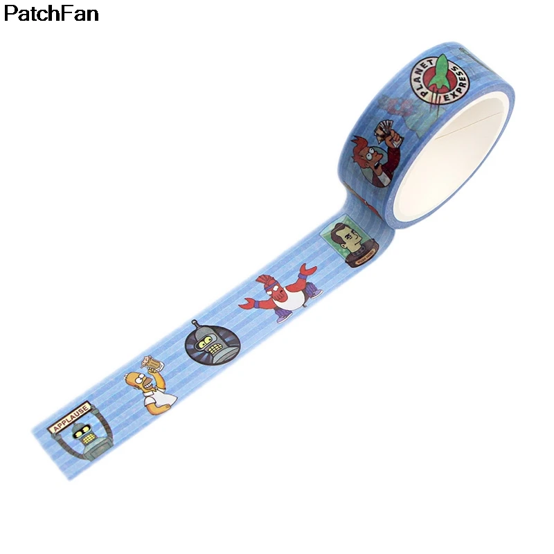 2 Patchfan futurama Косплей ребенок мультфильм альбом книга DIY Скрапбукинг клей васи Маскировочная лента печать шаблон стикер A2383 - Цвет: 2