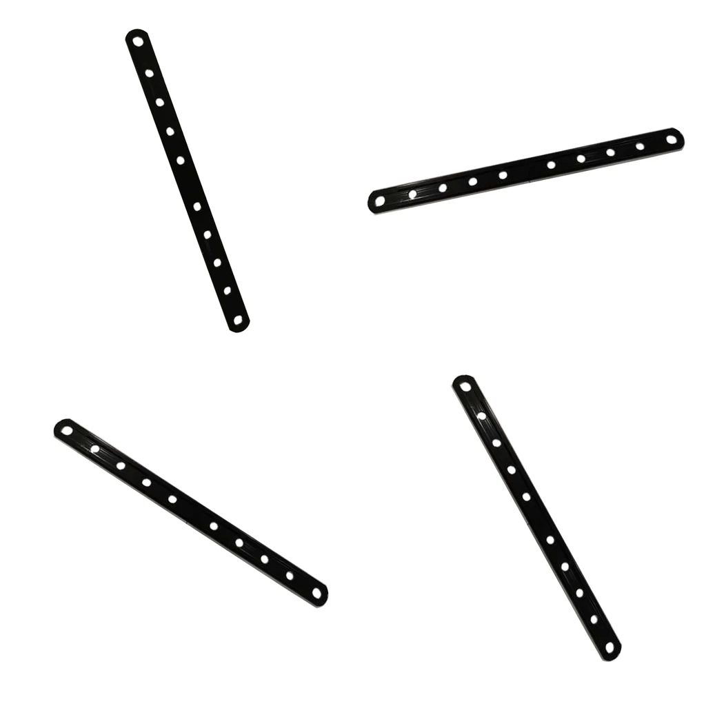 4-Pack 6 Hole Hanger Strap Exhaust Muffler Drilled Bracket For Motorcycle 4-Pack 6 Hole Hanger Strap Exhaust Muffler Drilled Bracket For Motorcycle