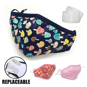 

Children Kids PM2.5 Mask Anti Pollution Dust Respirator Washable Reusable Masks Cotton Unisex Mouth Muffle Allergy Asthma Mask