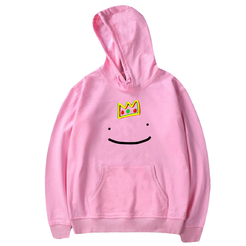 Ranboo Dreamwastaken Merch Hoodies Sweatshirt Smile Face Print Pullover Hoodie 5