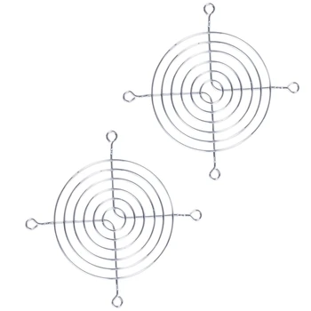 

2 x Metal Wire Finger Guard Protection Grid 80 mm PC Fan Cooler