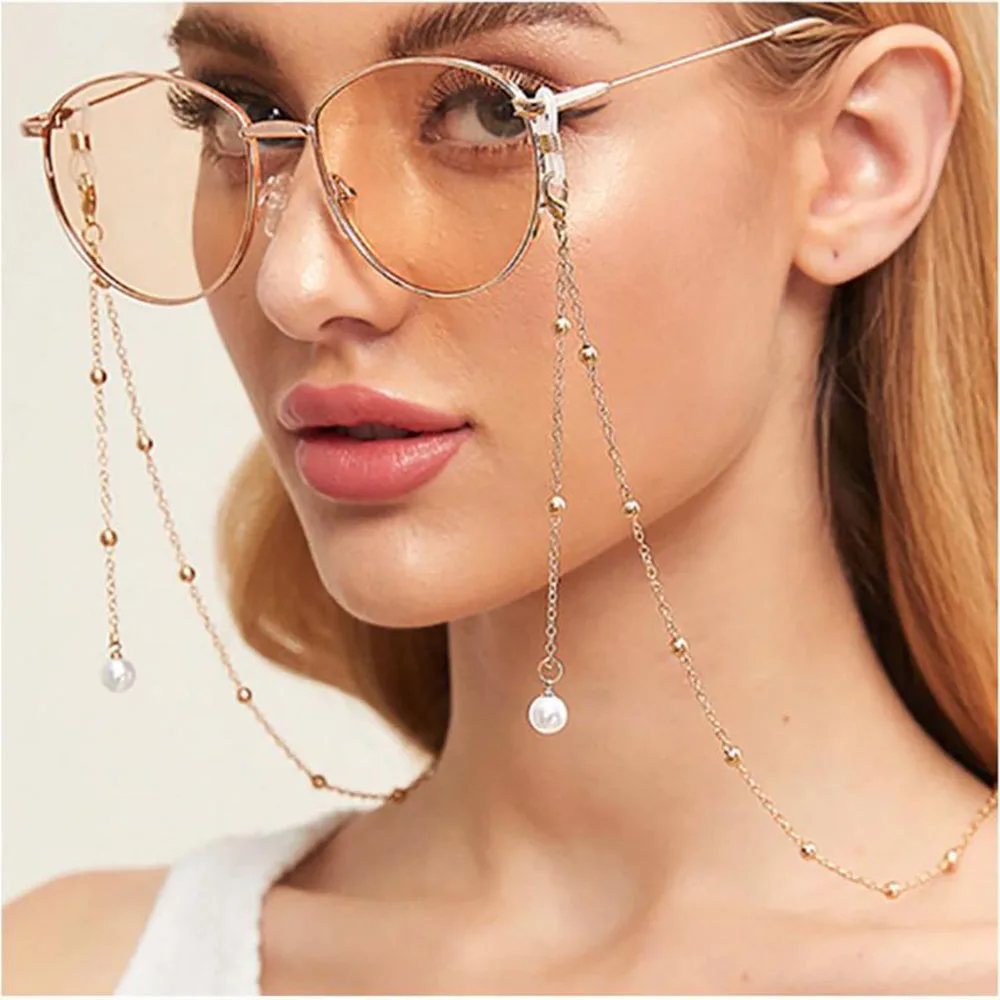 New arrival copper bead chain sunglasses glasses chain 2020 fashion