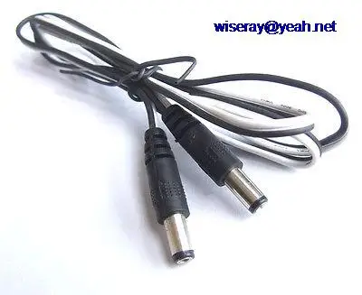 DHL/EMS 250 шт 5,5X2,1 мм Штекер 5,5 мм x 2,1 мм DC power Charg мужской удлинитель cable-A8