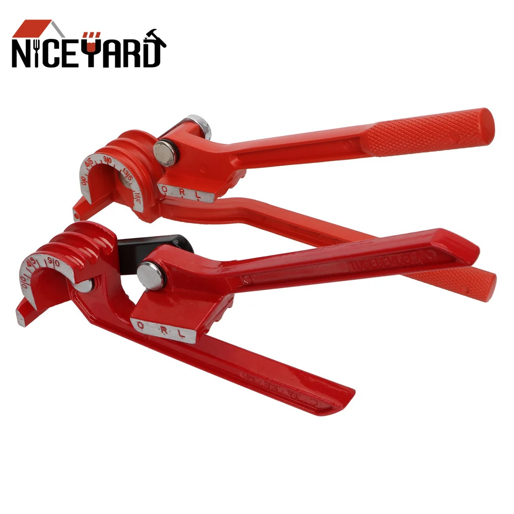 3 in 1 Pipe Bender Plumbing Tools Hand Tool for Copper and Aluminum Tubes Industrial Supplies Tubing Bending Tools 90 Degree Manual Tubing Bender 