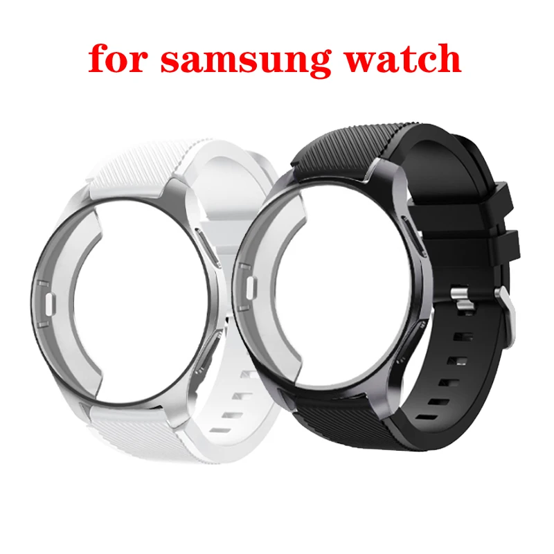 Защитный чехол + ремешок для samsung gear S3 Frontier band & case samsung Galaxy watch 46 мм 42 м браслет 22 мм/20 мм аксессуары для ремня