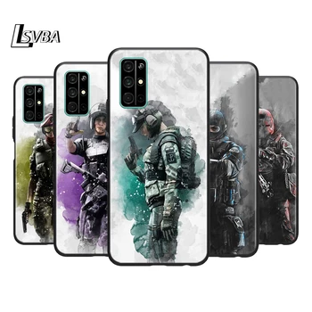 Перейти на Алиэкспресс и купить Силиконовый чехол Rainbow Six Siege Art для телефона Huawei Honor 30 20 Pro 10i 9A 9S 9X 8X 10 9 Lite 8 8A 7A 7C Pro