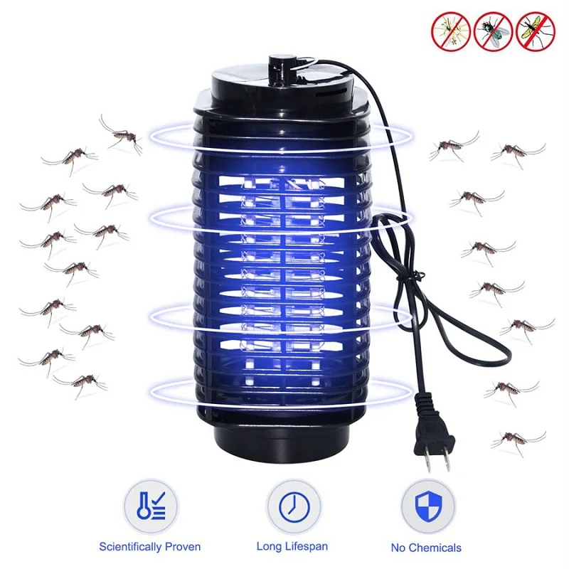 

Electric LED Mosquito Insect Fly-Killer Lamp Fly Bug Repellent Anti Mosquito UV Night Light for baby Mute Mosquito Killer