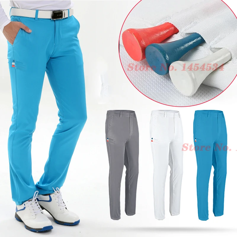 Nuevo Diseno Pantalones Largos Delgados De Golf Para Hombre Ropa