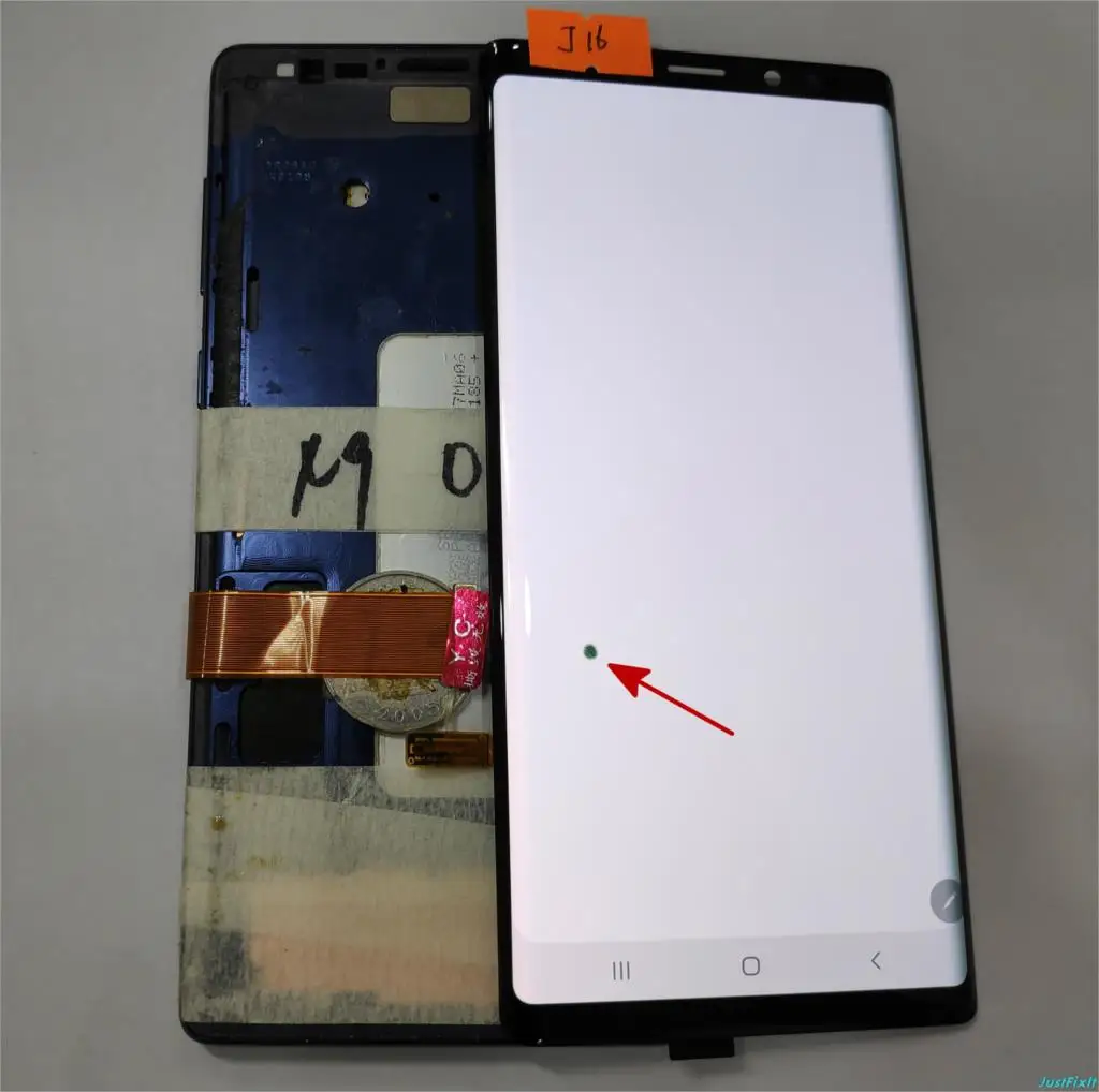 Для samsung Galaxy Note 9 N960 N960F N960D N960DS дефект ЖК-дисплей кодирующий преобразователь сенсорного экрана в сборе 6," Note9 - Цвет: J16