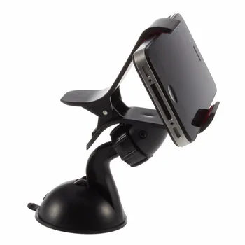 

Novel 360degree spin Car Windshield Mount cell mobile phone Holder Bracket stands for iPhone5 4S for samsung Smartphone GPS