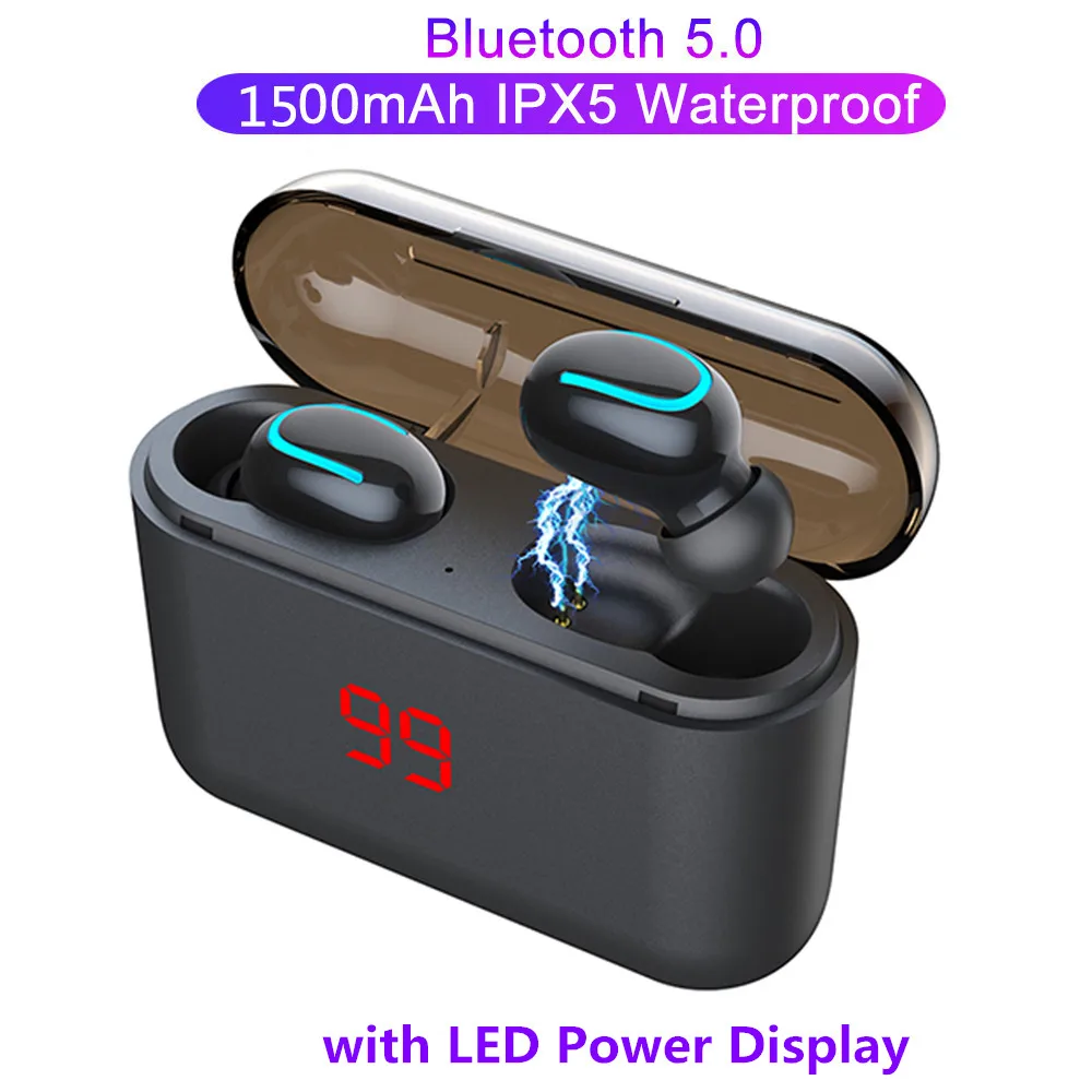 

TWS Bluetooth Earphone Wireless Headset Mini Sport Earbuds Wireless Stereo Headphone With Mic for xiaomi iPhone Samsung
