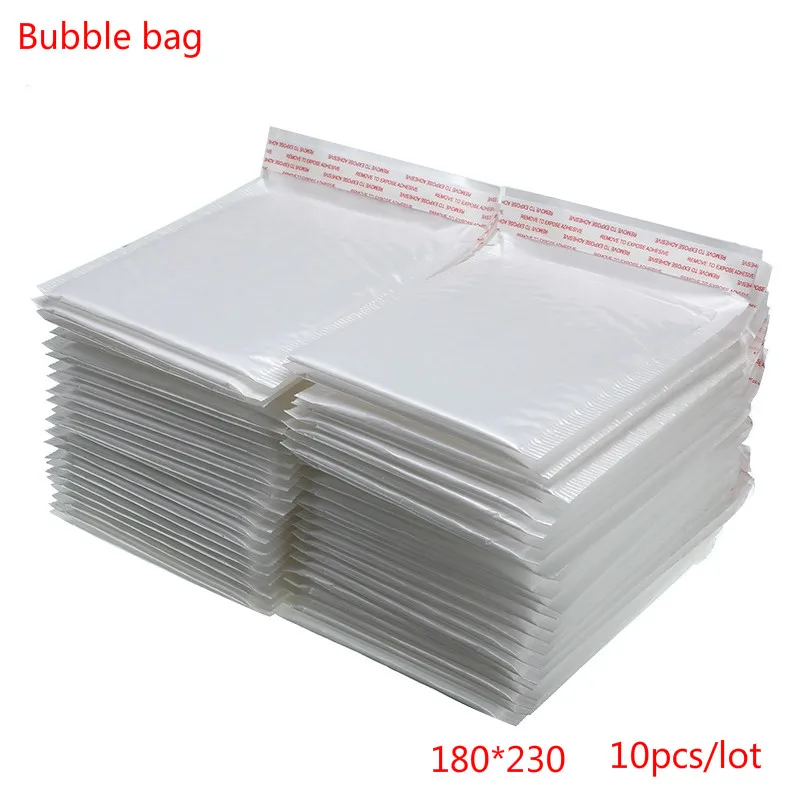 

180x230mm 10/20/30/50 PCS/Lot White Foam Envelope Bag Mailers Padded Shipping Envelope With Bubble Mailing Bag Drop Shipping
