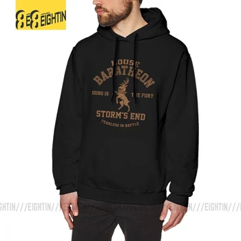 

House Baratheon Ours Is The Fury Storm's End Game Of Thrones Men's Sweatshirt Cool Purified Cotton Hoodie Comfortable Hooded Top