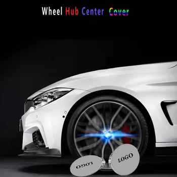 

For Peugeot Wheel Center Cap BBS 60MM Center Cap Led Lights Wheel Sticker Emblem Magnetic Suspension Led Floating Wheel Cap