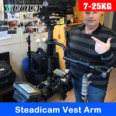 LAING Master S 7 25 кг вес медведь из углеродного волокна Видеокамера Steadicam Стабилизатор