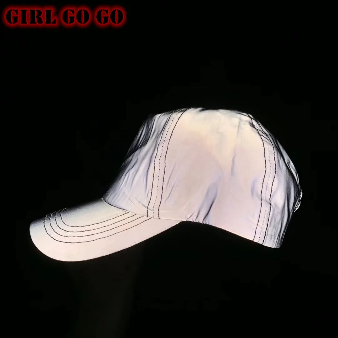 Светоотражающая бейсбольная шляпа в стиле хип хоп 3 м для мужчин и женщин
