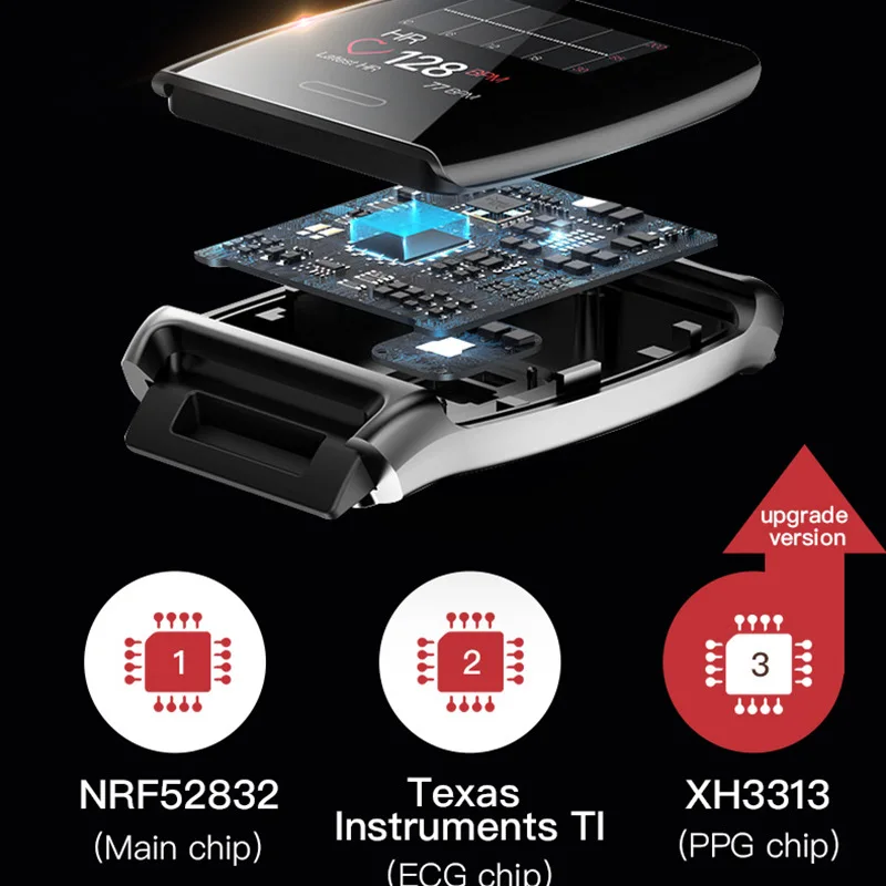 Ips цветной экран Смарт часы монитор сердечного ритма Bluetooth спортивные мужские Смарт часы квадратный циферблат Браслет фитнес трекер