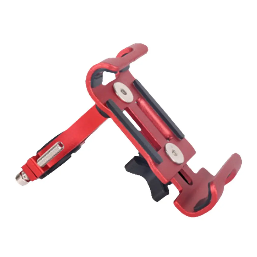 Полностью алюминиевый сплав держатель для мобильного телефона Подставка для велосипеда мотоцикла металлический горный велосипед дорожный велосипед держатель для телефона для iphone 6 8 - Цвет: red