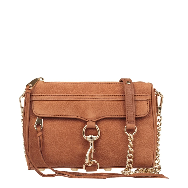 Оригинальные и брендовые новые роскошные женские сумки через плечо Rebecca Minkoff Mini M.A.C HSP7GFCX01/HF17EMTX01/HF16INUX01 - Цвет: Brown 117000147